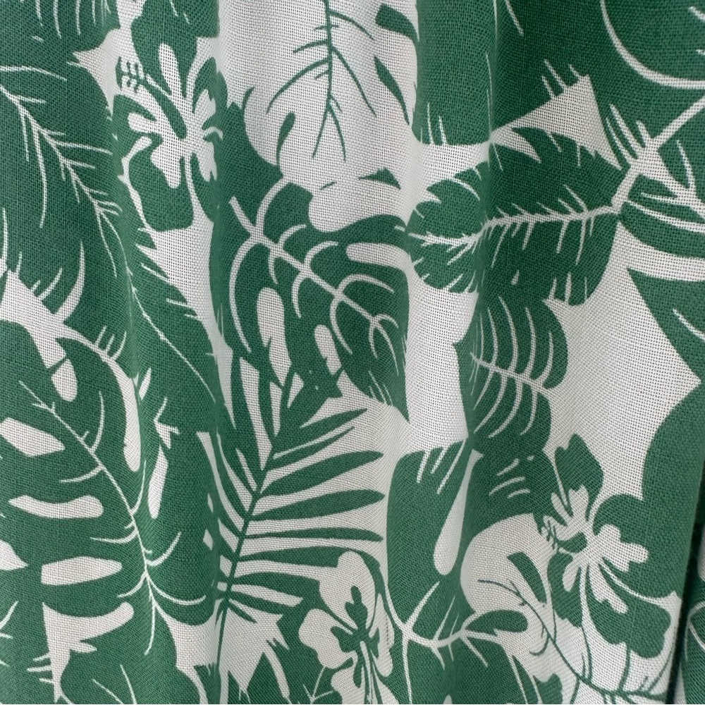 Jane And Delancey Green White Tropical Pants Small Resort Style - Picture 10 of 15